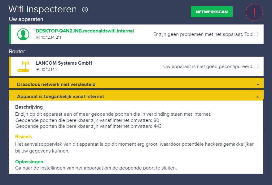 2017-12-05 Geopende poorten bij McDonalds Emmen